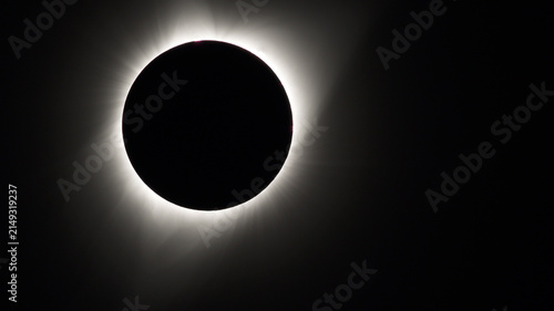 Quadro su tela total eclipse of the sun - solar eclipse