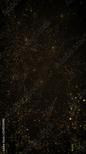 Golden Sparkling Luxury Background Vertical Animation
Vertical gold glittering background with shining particles in a luxury animation with depth of field blur
