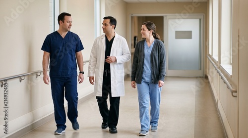 Stewardship team continues discussion after clinical rounds