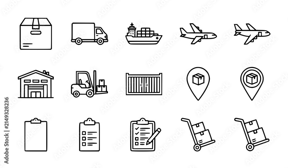 Fototapeta premium real estate icon set