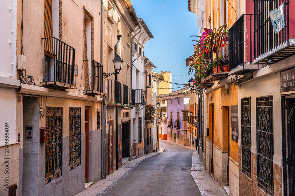 Fototapeta premium The lovely little town of Cehegin, in the Region of Murcia, Spain.