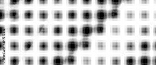 Abstract Halftone Pattern With Varying Dot Density And Contrast