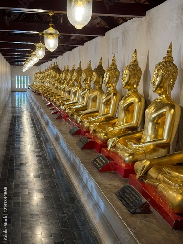 Photography buddha statue in temple