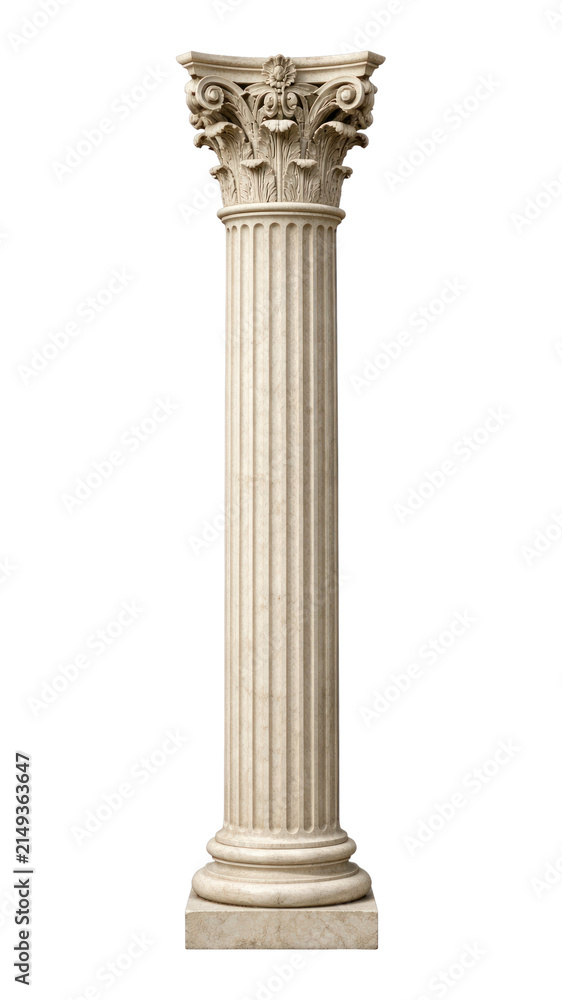 Fototapeta premium PNG Elegant classical architectural column