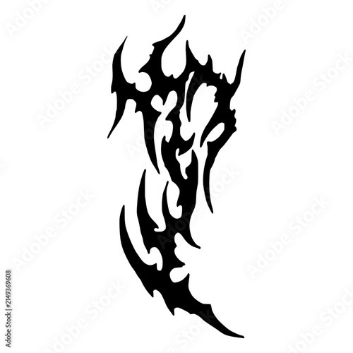 Goth Cybersigilism Dark Tattoo Design