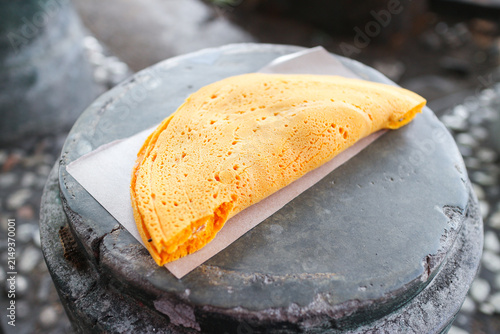 Foto Terang Bulan Jadoel, an authentic street food in Yogyakarta Indonesia that used