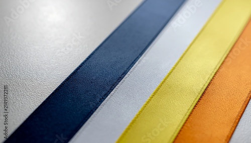 Colorful Paper Strips on a Table.