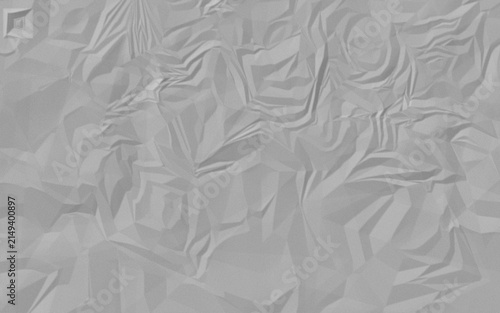 Creased paper texture overlay effect, wrinkled paper surface, crumpled paper white background design element with folded and distressed texture.