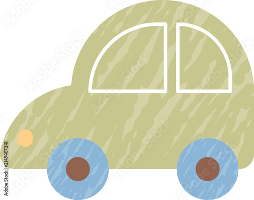 hand drawn car doodle illustration