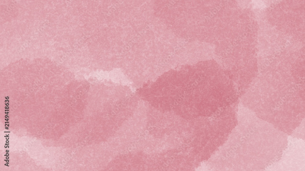 Fototapeta premium Dusty rose watercolor texture with layered painted shapes.