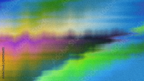 Blurred Glitch Noise Wave Pattern Design