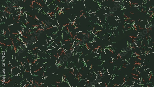 Abstract confetti pattern on dark background, festive colorful squiggles and lines, vibrant celebratory graphic texture