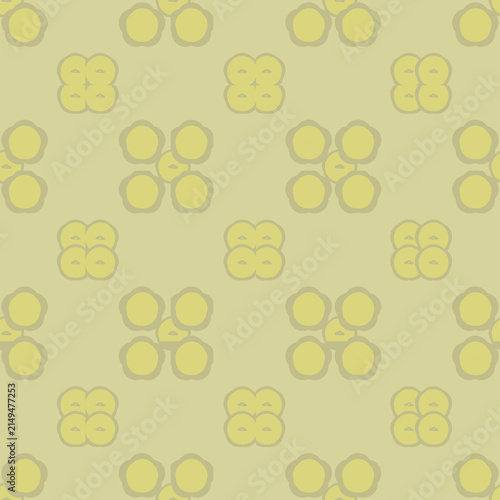 seamless background with yellow flowers