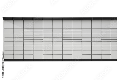 Parcel locker on transparent background, png. Delivery service