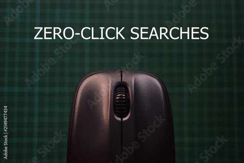 Zero-Click Search Concept. Instant Information Retrieval, SEO Strategy, and Organic Traffic Decline.