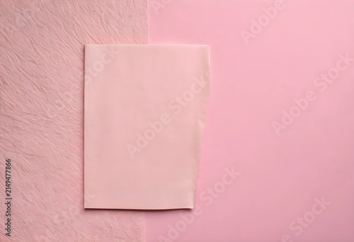 Pink textured paper and smo...