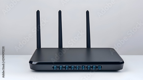 wireless router on white