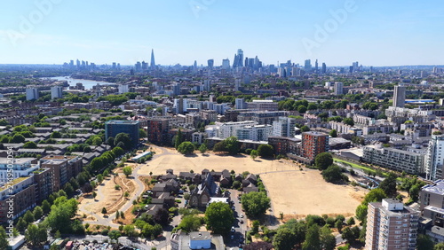 Bild auf Leinwand Bartlett Park Summer Drought