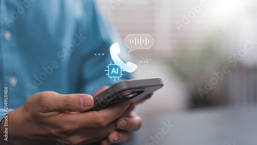 Businessman Holding Smartphone for Mobile Communication and Digital Technology