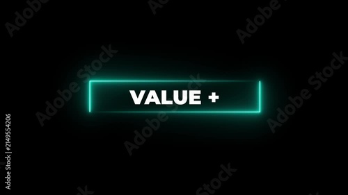 Business hand picking value added download progress and profit to benefit growth and development in business.4k motion graphics video