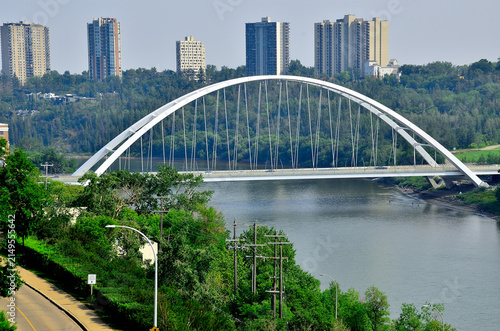 The Walterdale Bridge in Edmonton, AB