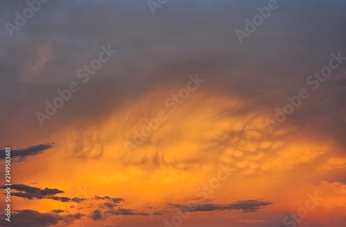 Obraz na płótnie fire in the sky