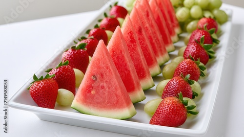 Colorful Fruit Platter Delight