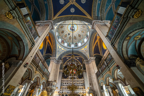 Fotografía Interior of an ortodox church in istanbul city.