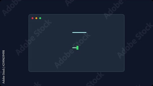 Minimalist ui loading bar animation with progress indicator for software interface 4k