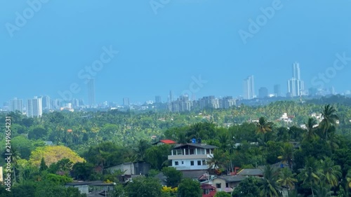 Colombo Cityscape with Urban Skyline in the Distance
