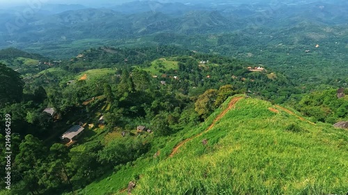 Summer Mountain Landscape in Haputale Sri Lanka