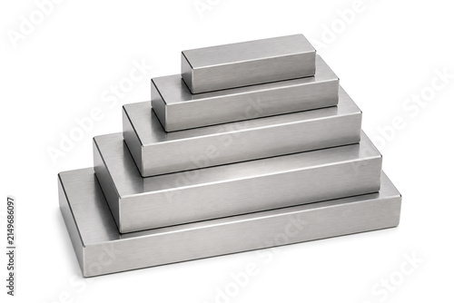 Stainless steel precision gauge block set for industrial metrology calibration