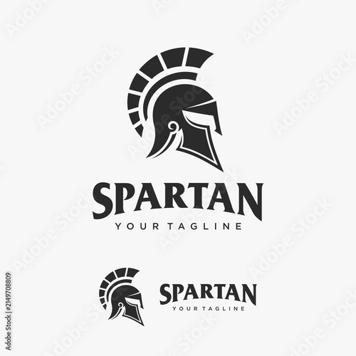 Spartan Warrior Helmet Logo Inspiration