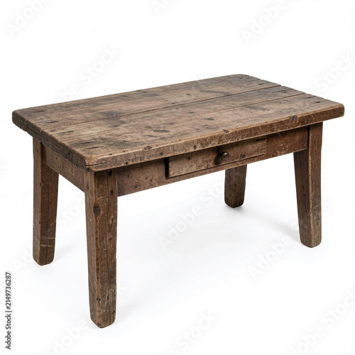 wooden chair isolated on white background