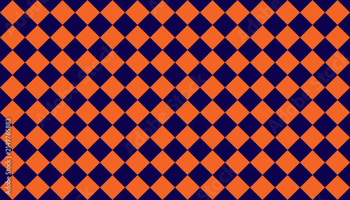 Cuadro en lienzo diamond, checkered, argyle, harlequin, pattern, geometric, seamless, rhombus, sq