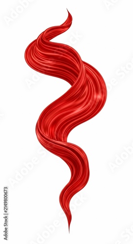 Crimson Swirl: A Vibrant Flow of Digitally Rendered Energy