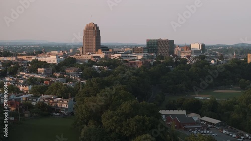 Aerial view of Allentown, Pennsylvania