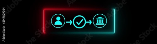 Online banking transfer money concept. black background, Internet bank account deposit. digital wire transfer, financial transaction payment cash flow, Finance business..