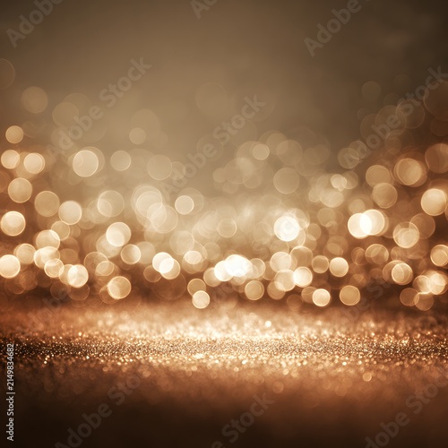 background with golden bokeh