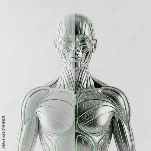 Dual Nature: A Rendered Anatomy Study