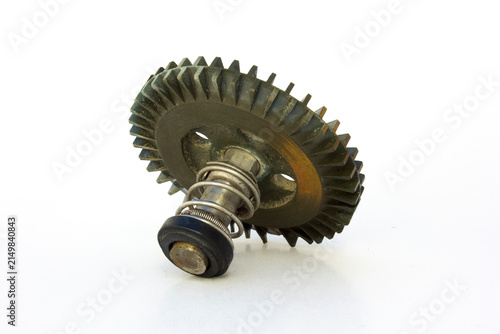 Obraz na plátně It transfers mechanical power and rotational motion between intersecting shafts, most commonly at a 90-degree angle