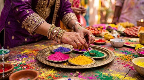 Celebrating the festival of lights a vibrant depiction of diwali traditions and the joy of colorful festivities