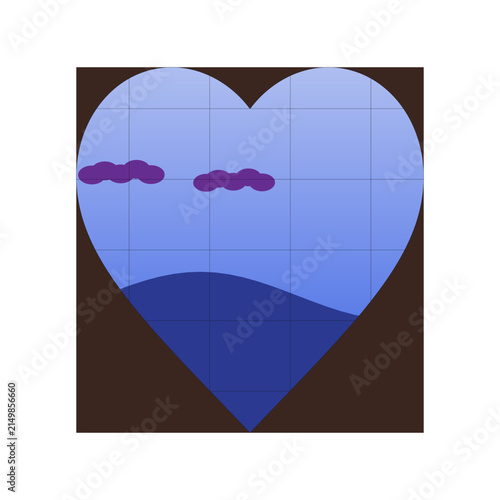 heart in the form of heart