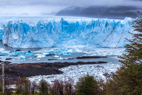 View of Perito Moreno Glacier, Los Glaciares National Park, Argentina.