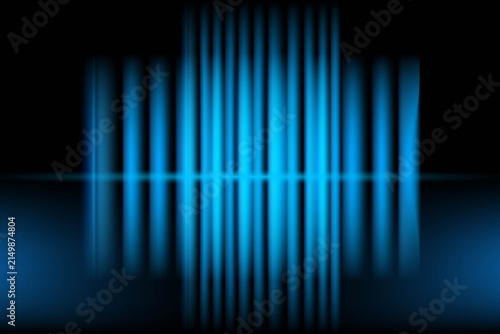 Abstract glowing blue vertical lines pattern