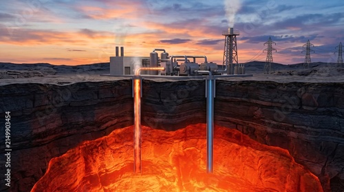 Enhanced Geothermal System With Deep Injection Wells