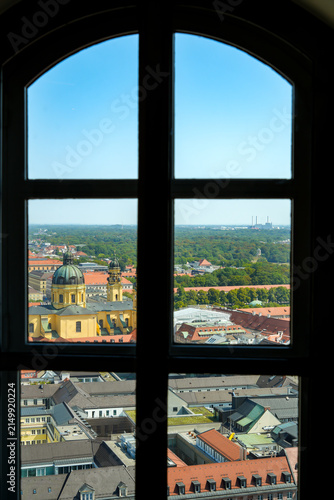 The South Tower of Munich’s Frauenkirche offers a 360-degree view over Munich’s Old Town all the way to the Alps.