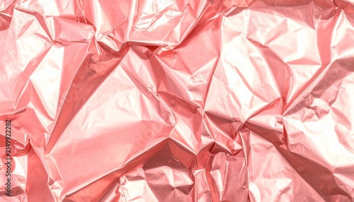Crumpled Rose Gold Foil Texture, Warm Pink
Metallic Surface, Luxury Premium Background
for Branding and Design, High Resolution