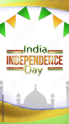 Vertical India Independence Day