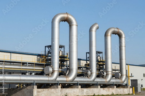 Industrial Pipe System - Factory Infrastructure